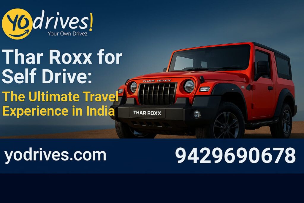 Thar Roxx self drive at YoDrives