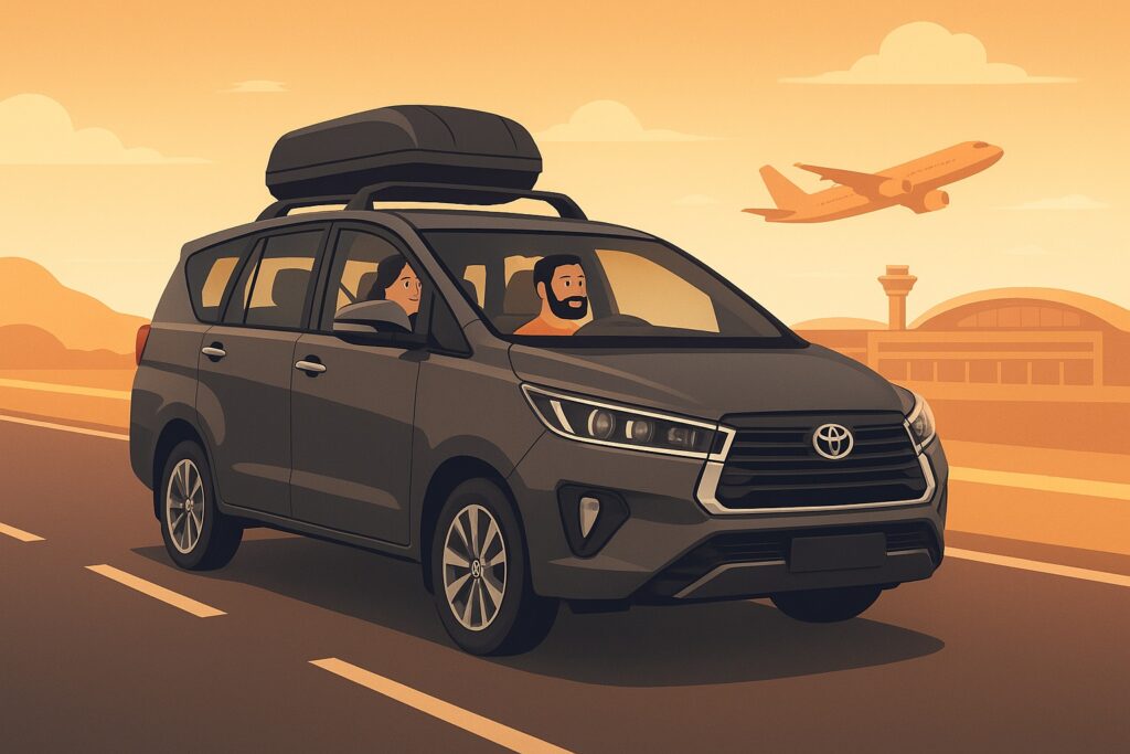 Innova Crysta captain seats and spacious cabin