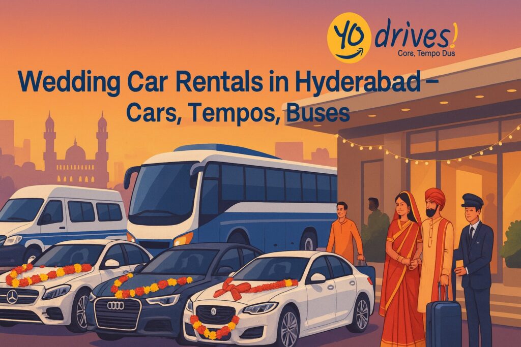 wedding car rentals in hyderabad