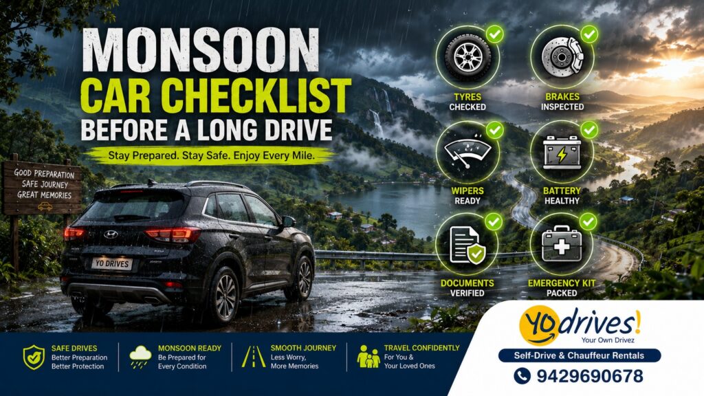 Monsoon Car Checklist
